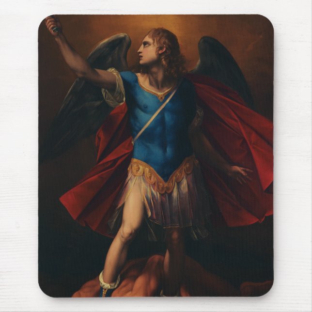 Tapis De Souris L'Archange Michel par Cavaliere d'Arpino (Devant)