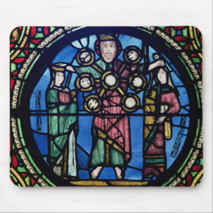 Tapis De Souris L'arche de la fenêtre d'engagement, coordonnée d