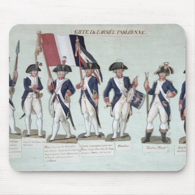 Tapis De Souris L'armée parisienne pendant le Français (Devant)