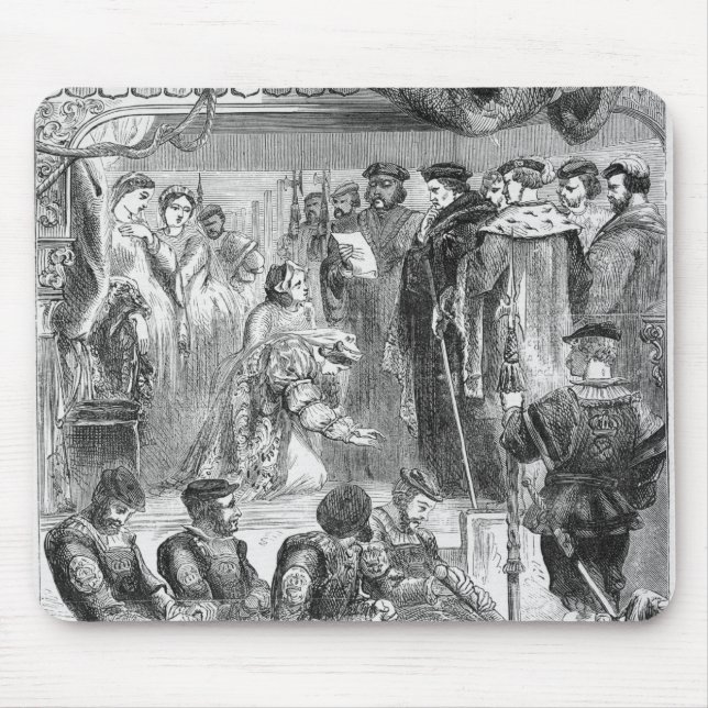 Tapis De Souris L'arrestation d'Anne Boleyn (Devant)