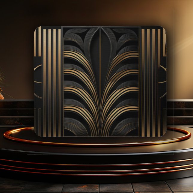 Tapis De Souris L'Art Déco des lignes de Gatsby (Créateur téléchargé)