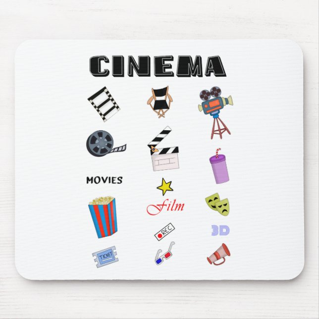 Tapis De Souris L'art du cinéma (Devant)