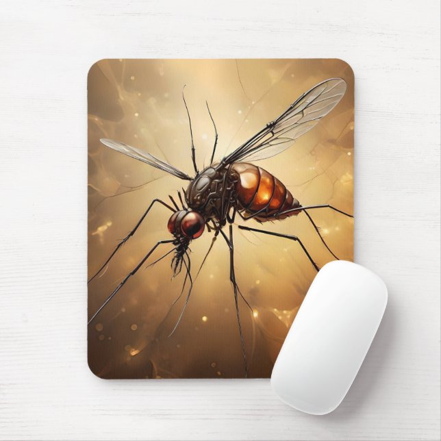 Tapis De Souris L'art fractal des moustiques, (Avec souris)