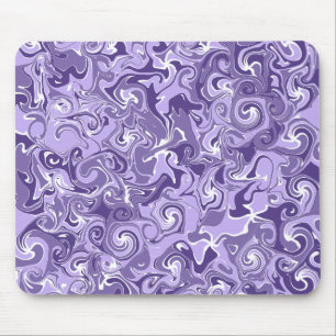 Tapis De Souris L'Art Moderne De La Vague Violette