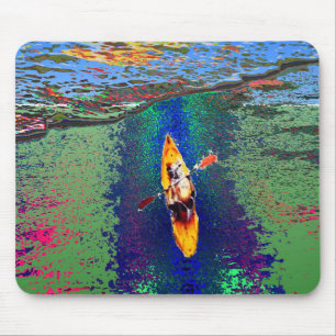 Tapis De Souris L'artisanat du Kayak Water Sports