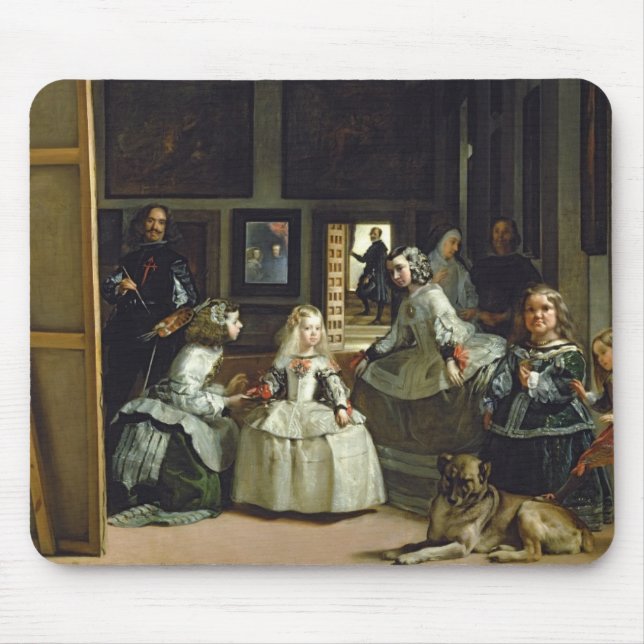 Tapis De Souris Las Meninas ou la famille de Philip IV, c.1656 (Devant)