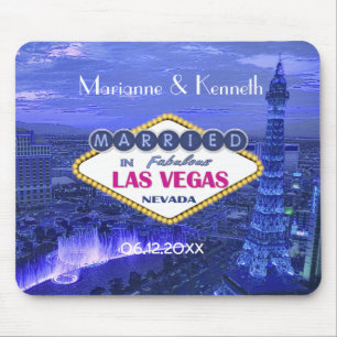 Tapis De Souris Las Vegas Mariage Keepsaké Mousepad