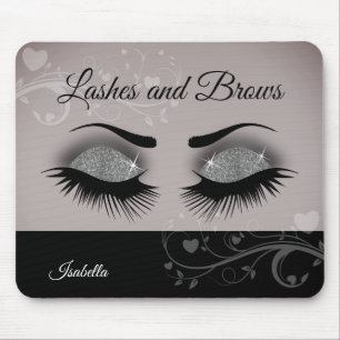 Tapis De Souris Lashes et Broyeurs - gris fumée