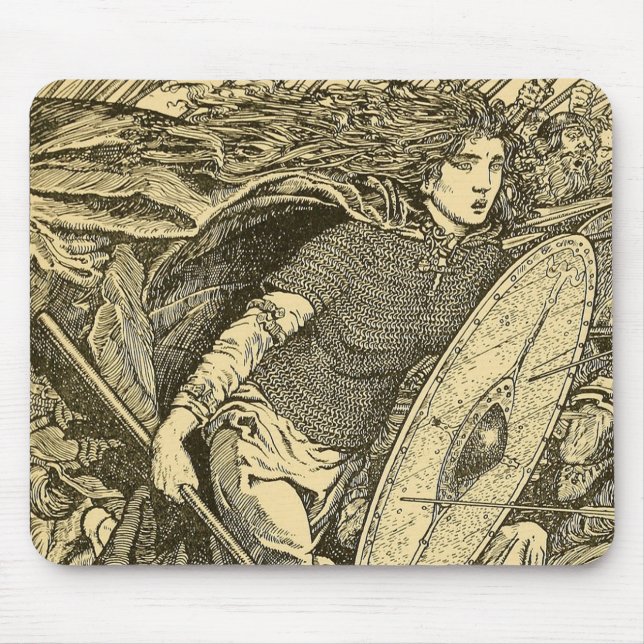 Tapis De Souris "Lathgertha" par Morris Meredith Williams (Devant)