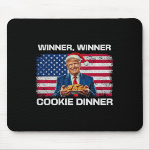 Tapis De Souris Lauréat du dîner Cookie Dinner Funny Trump 2024 47