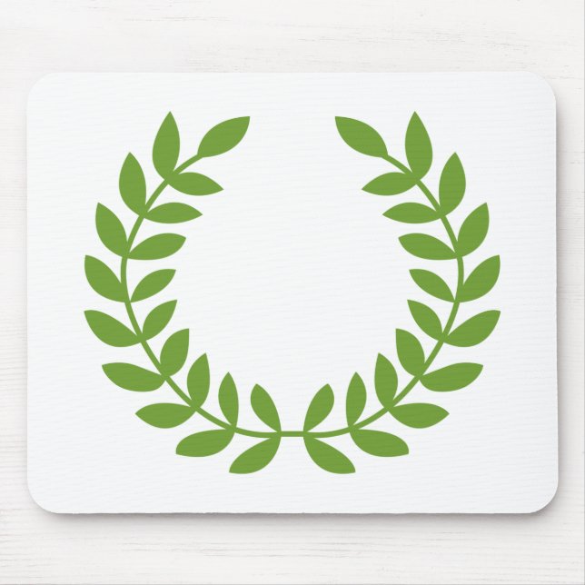 Tapis De Souris Laurel Wreath (Symbole grec ancien) (Devant)