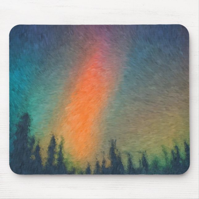 Tapis De Souris L'aurore Borealis Van Gogh (Devant)