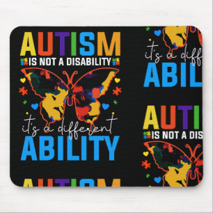 Tapis De Souris L'Autisme N'Est Pas Un Handicap, C'Est Un Différen