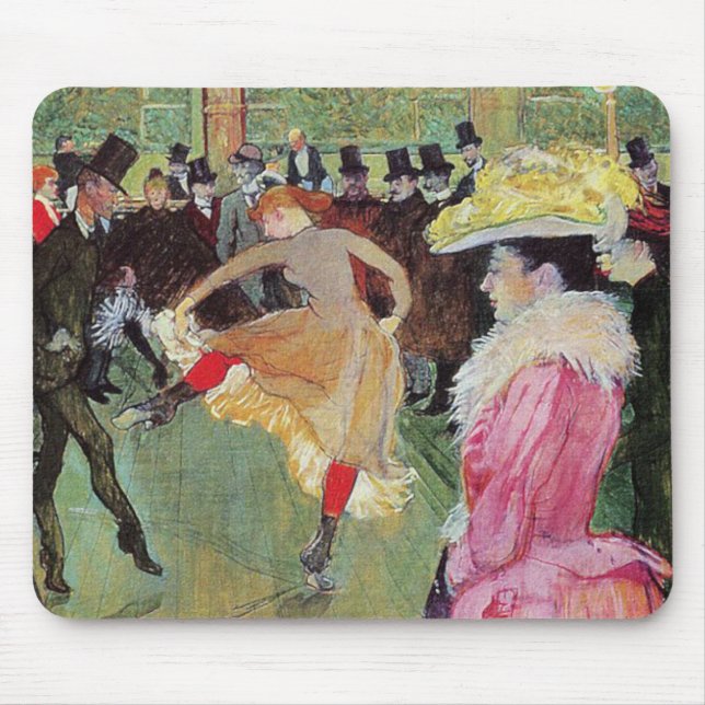 Tapis De Souris Lautrec - Danse À La Rouge (Devant)