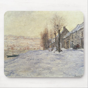 Tapis De Souris Lavacourt sous la neige, c.1878-81
