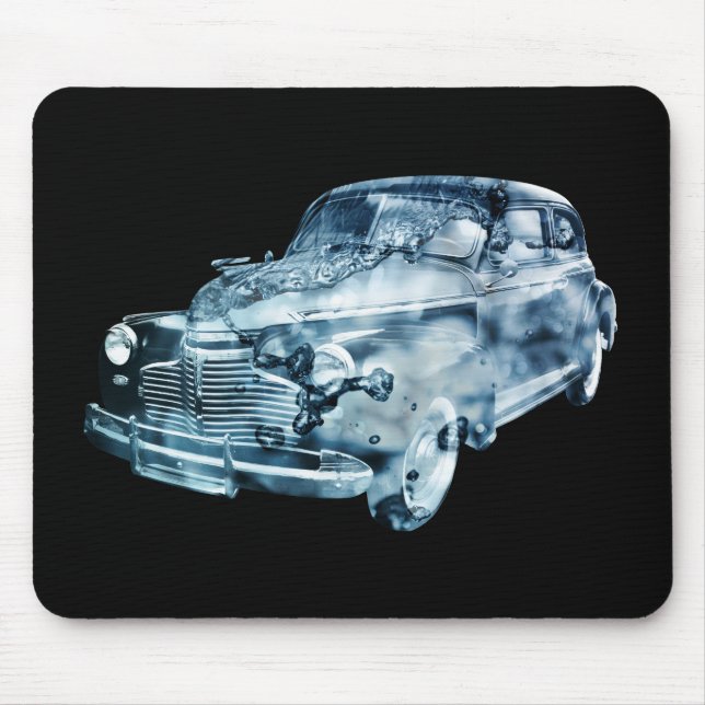 Tapis De Souris lavage de voiture double exposition (Devant)