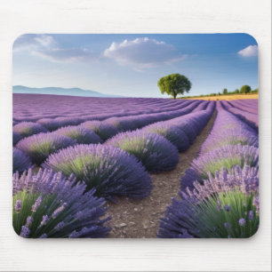 Tapis De Souris Lavande Nature Extérieur Paysage Calme Tranquille