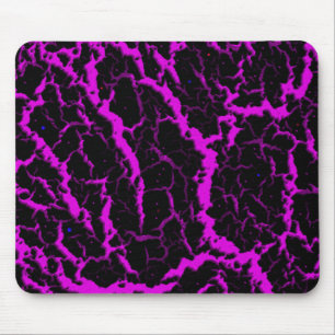 Tapis De Souris Lave de l'espace fissuré - rose