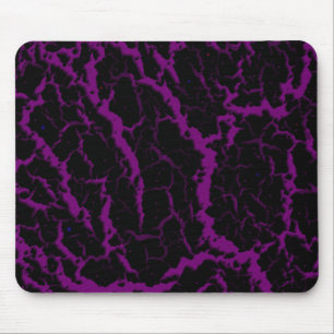 Tapis De Souris Lave de l'espace fissuré - violet