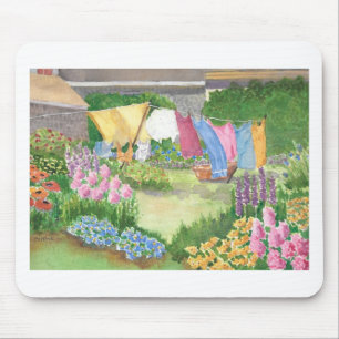 Tapis De Souris Lave-linge Kathy sur l'île Monhegan Maine Mousepad