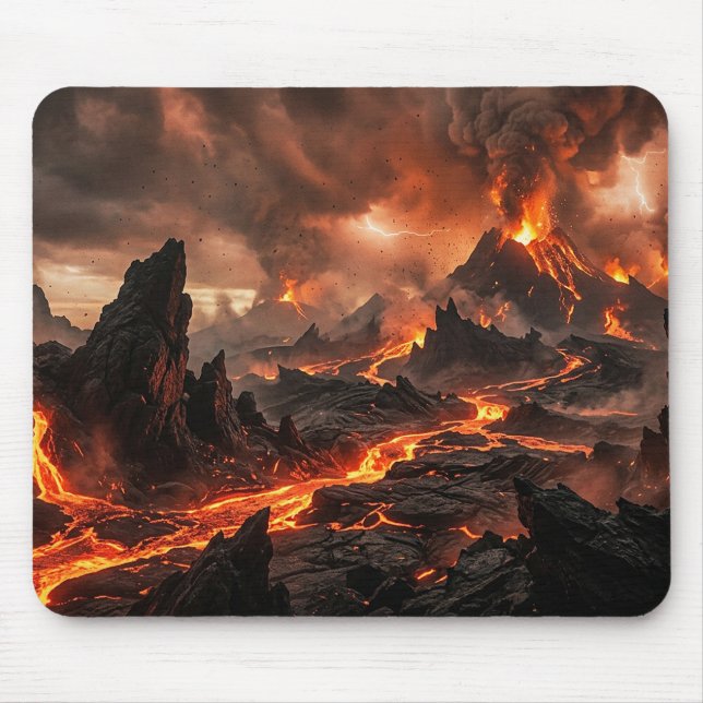 Tapis De Souris Lave volcanique (Devant)