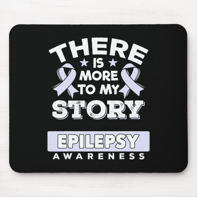 Tapis De Souris Lavender Awareness Ribbon Gift For Epilepsy Patien (Devant)