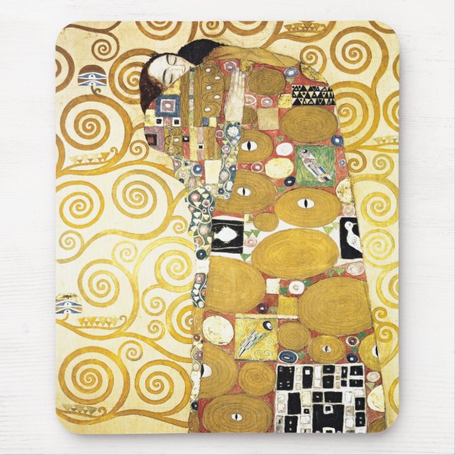 Tapis De Souris L'aventure de Gustav Klimt Peinture (Devant)