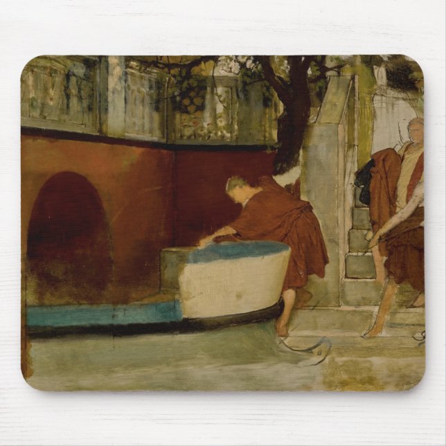 Tapis De Souris Lawrence Alma-Tadema - L'Embarquement Sur La Négoc (Devant)
