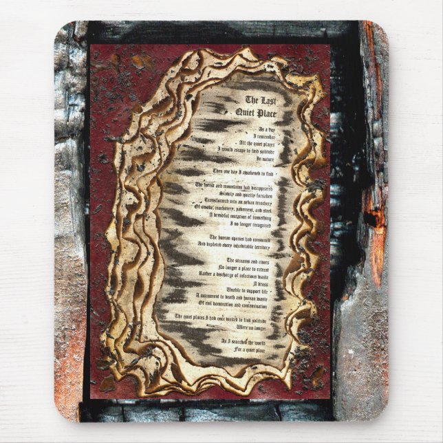 Tapis De Souris L'Dernier Endroit Calme (Devant)