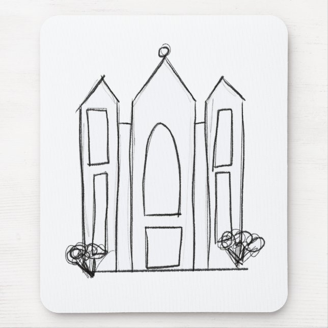 Tapis De Souris LDS Salt Lake City (Devant)