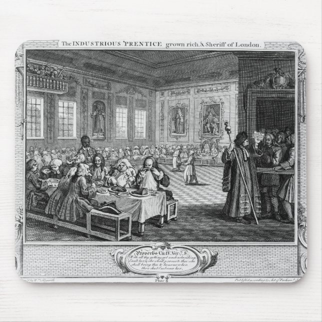 Tapis De Souris Le 'apprenti travailleur développé riche (Devant)