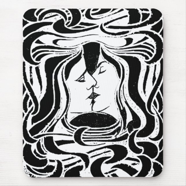 Tapis De Souris Le baiser (Devant)