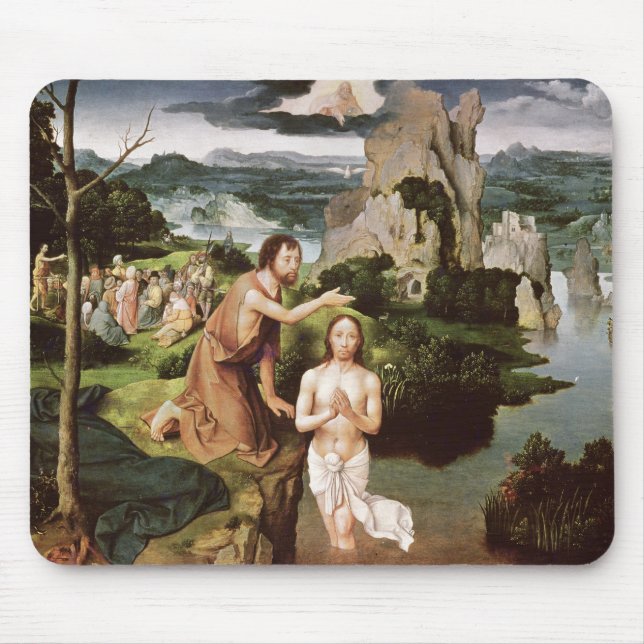 Tapis De Souris Le baptême du Christ, c.1515 (Devant)