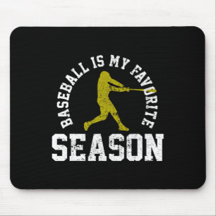 Tapis De Souris Le Baseball Est Mon Cadeau Vintage De Saison Favor