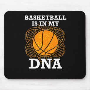 Tapis De Souris Le Basket-Ball Est Dans Mon Adn