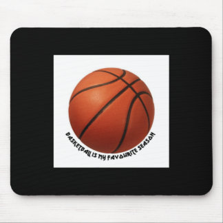 Tapis De Souris Le Basket-Ball Est Ma Saison Préférée Active