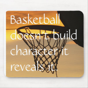 Tapis De Souris Le basket-ball n'établit pas le characte…