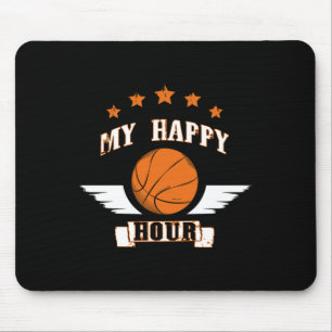 Tapis De Souris Le Basket Est Mon Heureuse Heure