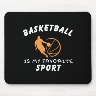 Tapis De Souris Le Basket Est Mon Sport Préféré 1