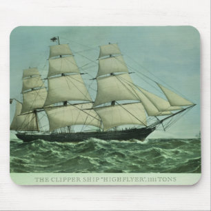 Tapis De Souris Le bateau de tondeuse "Highflyer", 1111 tonnes