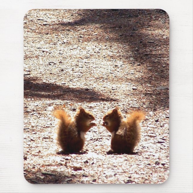 Tapis De Souris Le bavardage dans le parc (Devant)