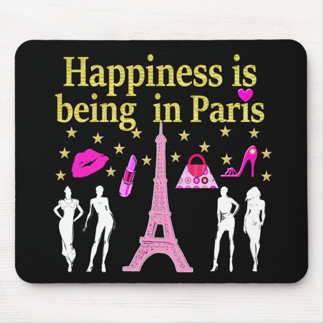 TAPIS DE SOURIS LE BONHEUR À PARIS (Devant)