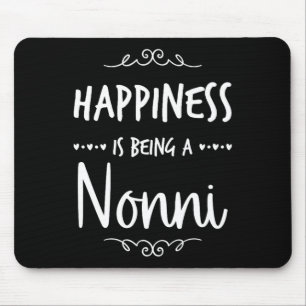 Tapis De Souris Le Bonheur D'Être Une Grande-Mère Italienne Nonni