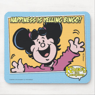 Tapis De Souris Le bonheur hurle le BINGO-TEST !