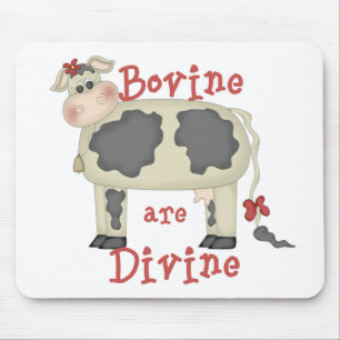 Tapis De Souris Le bovin sont divin