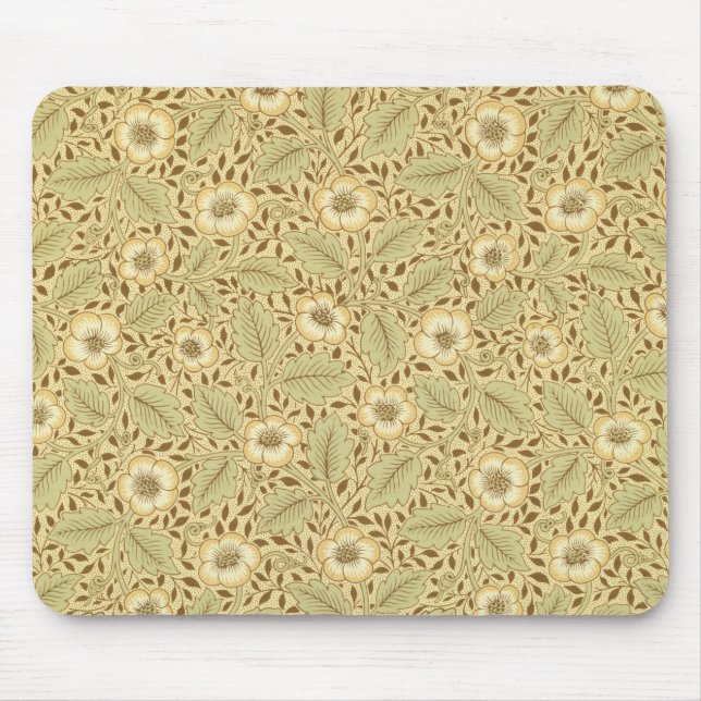 Tapis De Souris Le "Briar s'est levé" conception de papier peint (Devant)