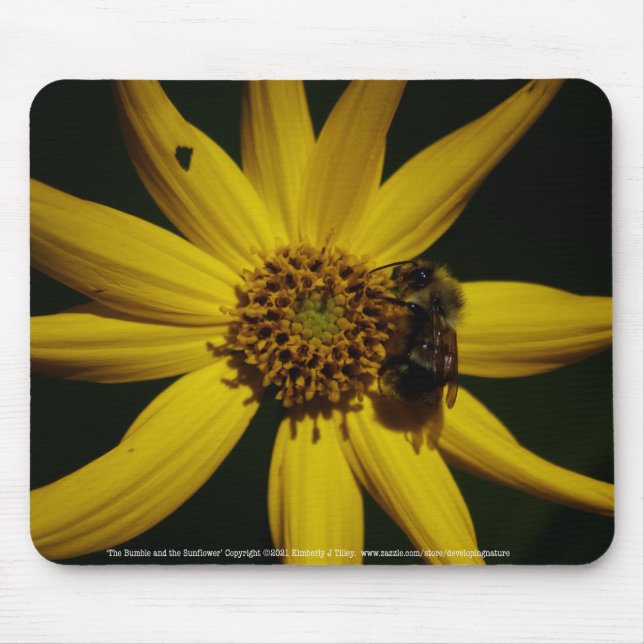 Tapis De Souris Le Bumble et le Tournesol (Devant)