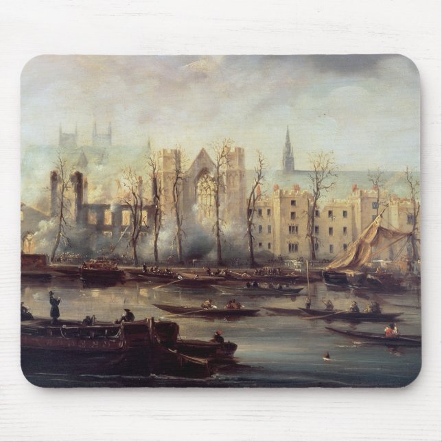 Tapis De Souris Le Burning des Chambres du Parlement (Devant)