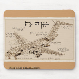 Tapis De Souris Le C-17 Globemaster Mousepad de da Vinci