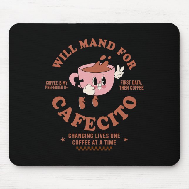 Tapis De Souris Le Café Analyste De Comportement Appliqué Met Pour (Devant)